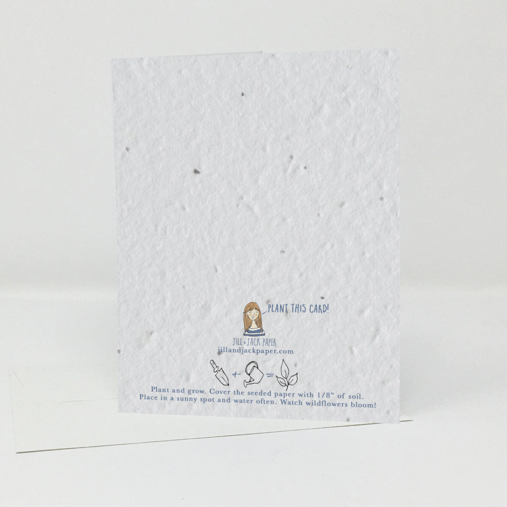 Wildflower seed paper - Map of Newfoundland