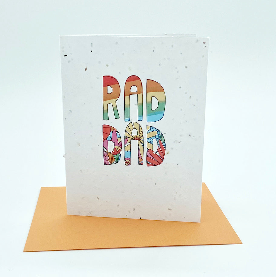 Wildflower seed card - Rad Dad
