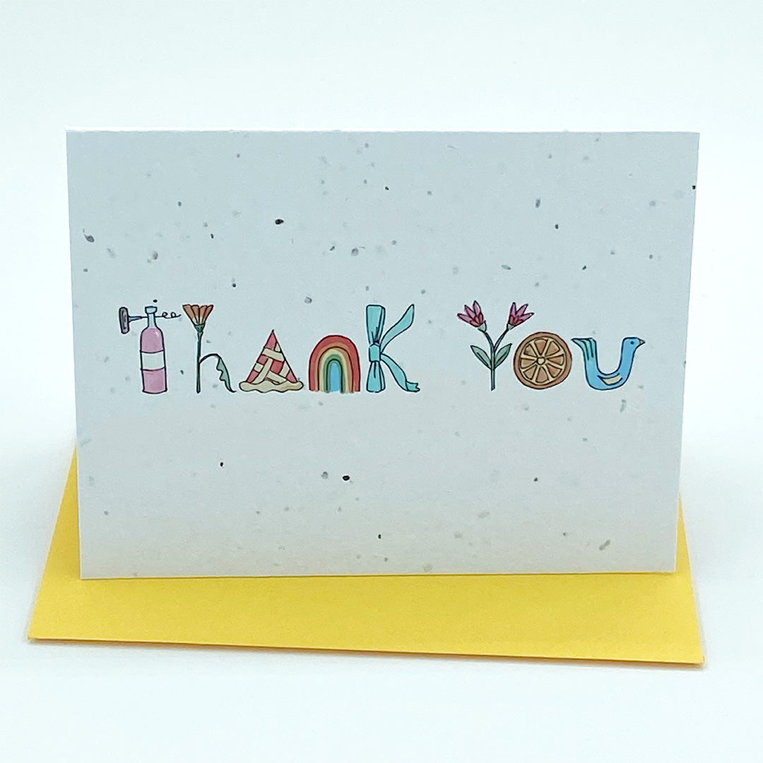 wildflower seed thank you cards Wildflower seed card
