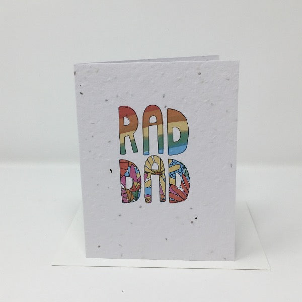 Wildflower seed card - Rad Dad