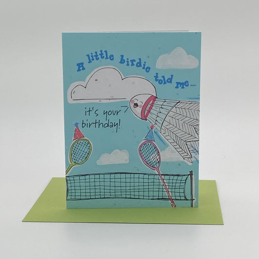 Wildflower seed card - Birdie Birthday