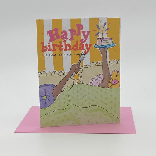 Wildflower seed card - Do it YOUR way Birthday