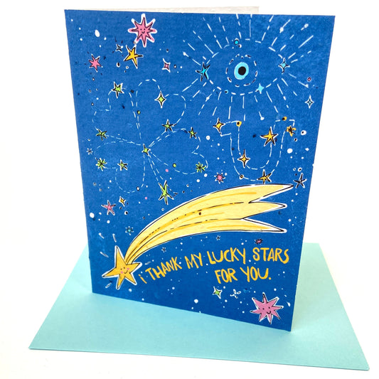 Wildflower seed card - Lucky Stars