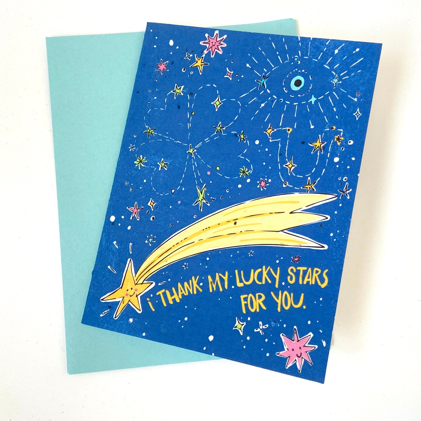 Wildflower seed card - Lucky Stars