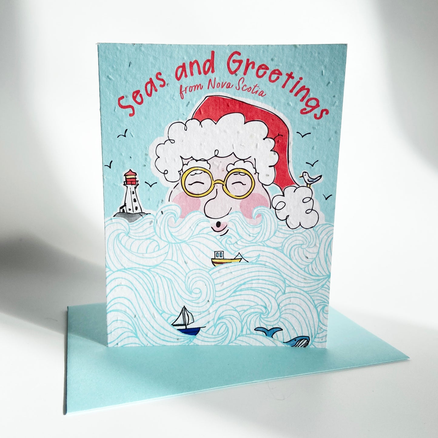 Wildflower seed card - Seas and Greetings from Nova Scotia