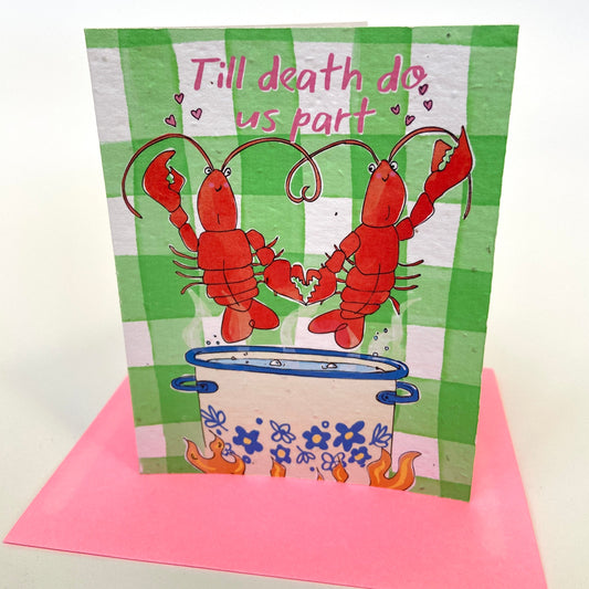 Wildflower seed card - Forever Lobsters