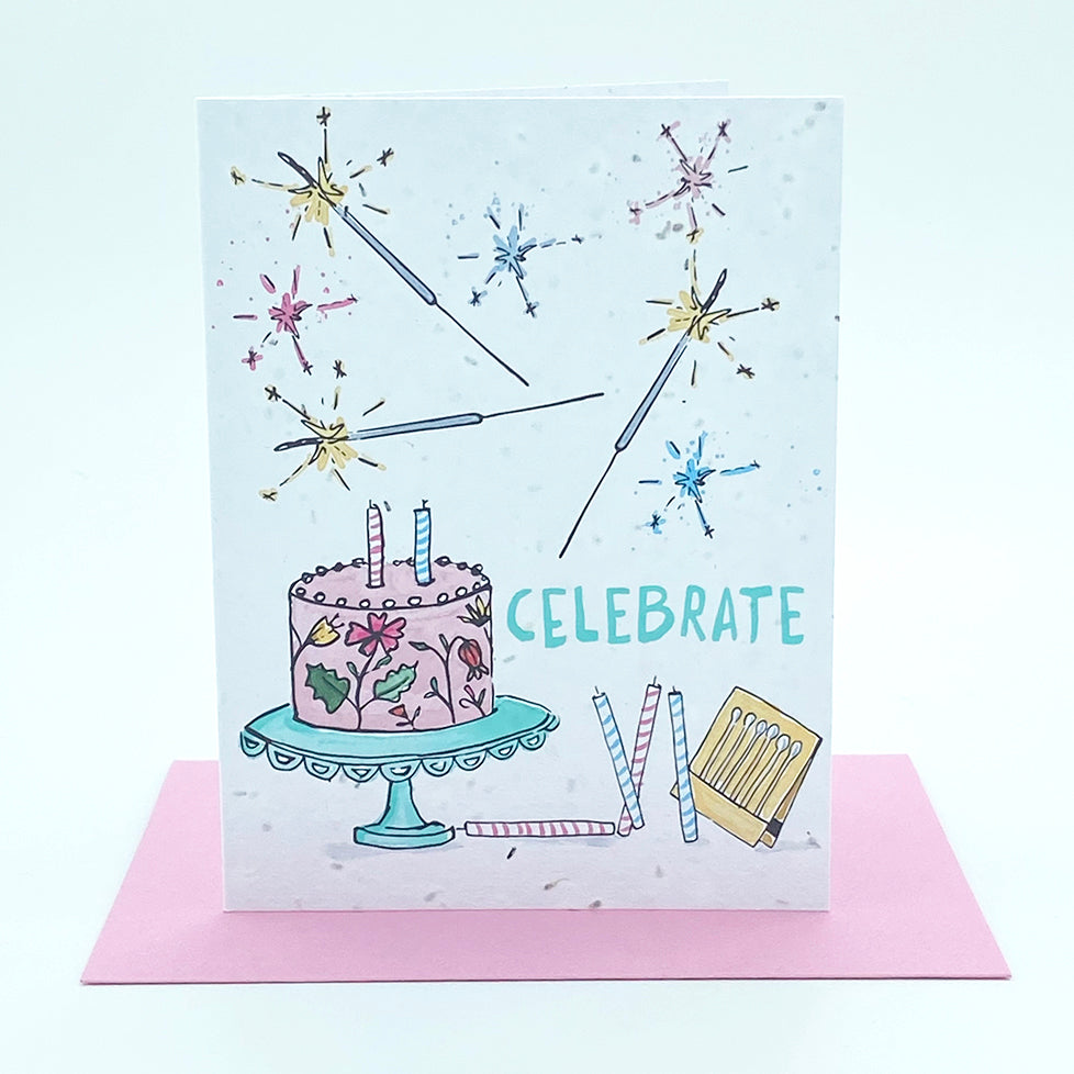 Wildflower seed card - Celebrate