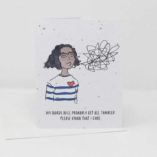 Wildflower seed card - Jumbled Words