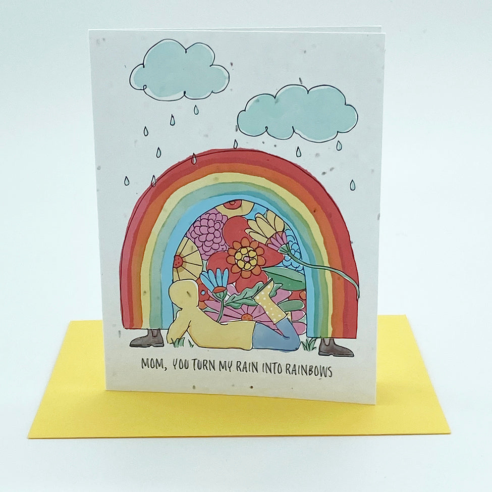 Wildflower seed card - Rainbow Mom