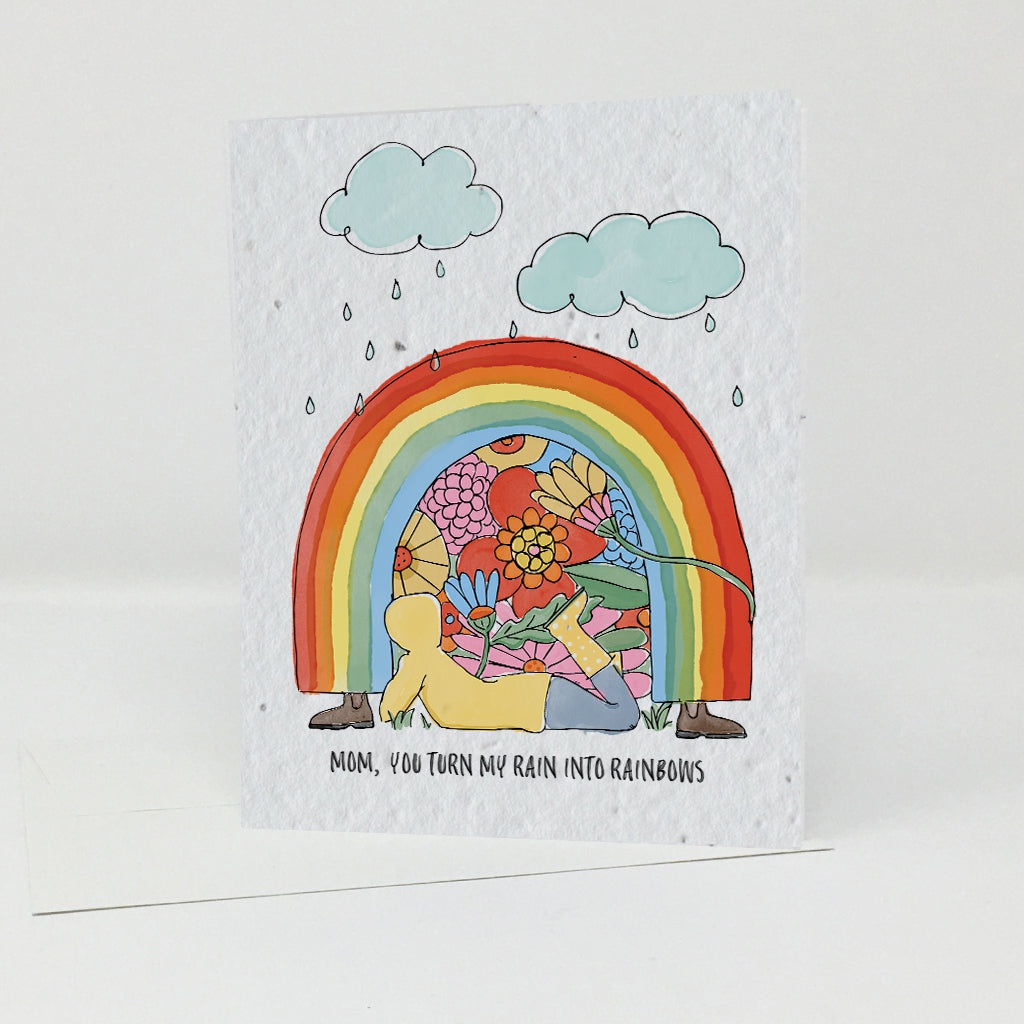 Wildflower seed card - Rainbow Mom