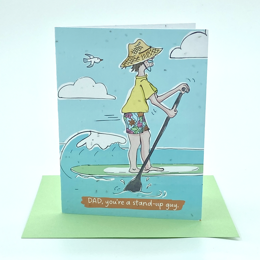 Wildflower seed card - Stand-up Dad